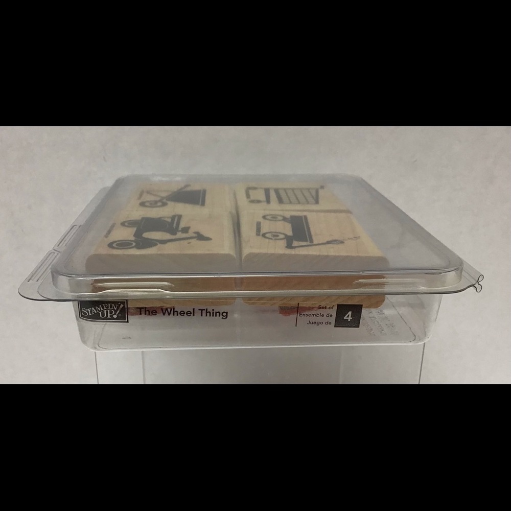 Stampin’ Up! 2006 “The Wheel Thing” Rubber Stamp Set - Picture 3 of 3